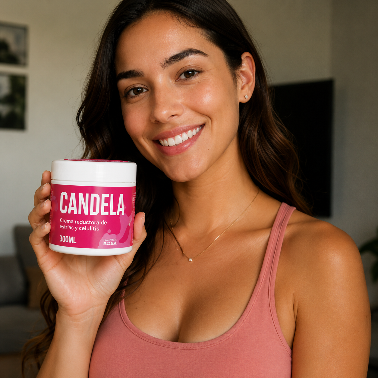 CANDELA Crema Reductora de Estrías y Celulitis | Piel Más Lisa, Firme y Radiante